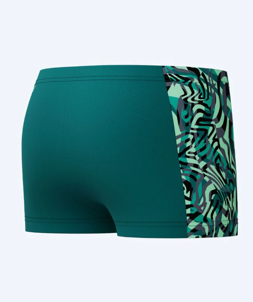 Speedo aquashorts for boys - Digital Panel - Green/black - Image 2