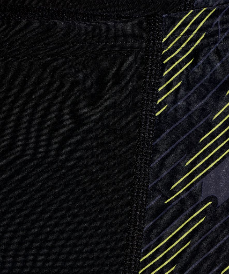 Speedo aquashorts for boys - Hyperboom Panel - Black/yellow - Image 4