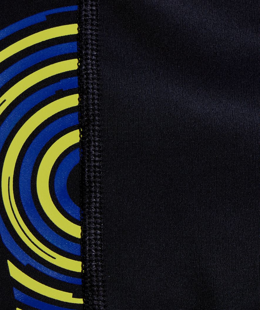 Speedo aquashorts for boys - Plastisol Placement - Black/blue/yellow - Image 4