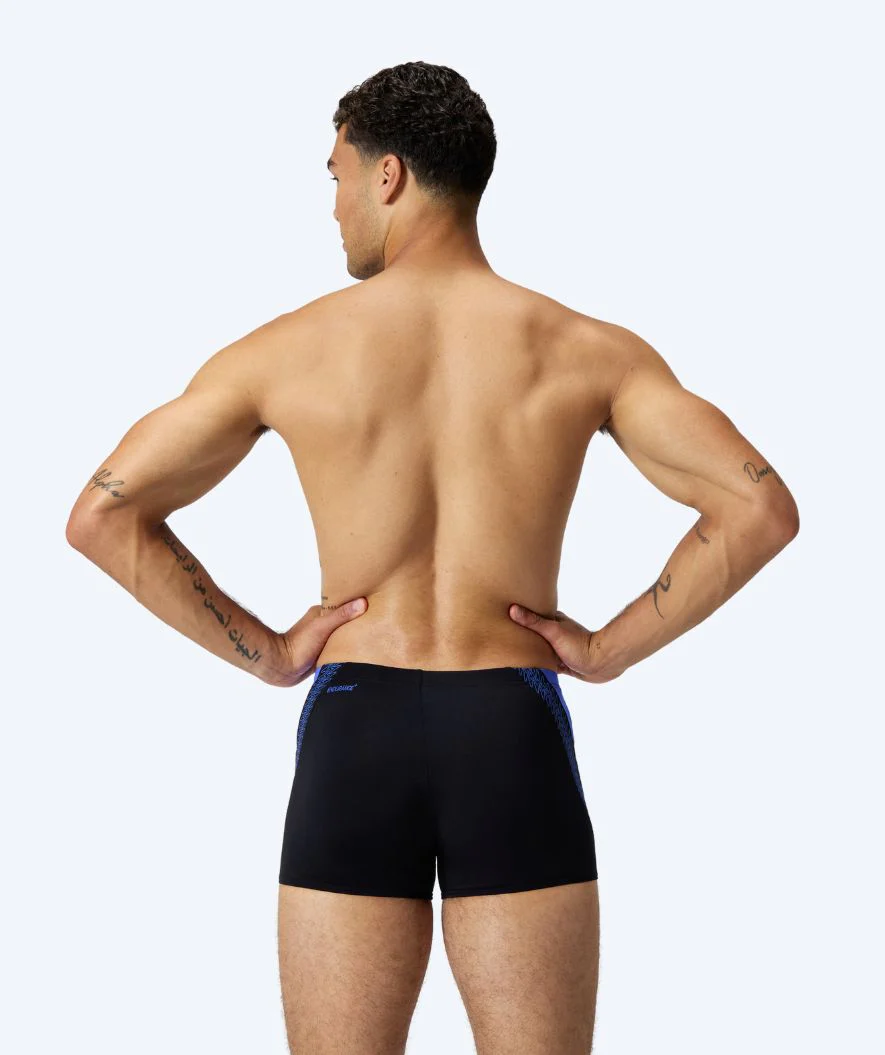 Speedo aquashorts for men - Hyperboom Splice - Black/blue - Image 2