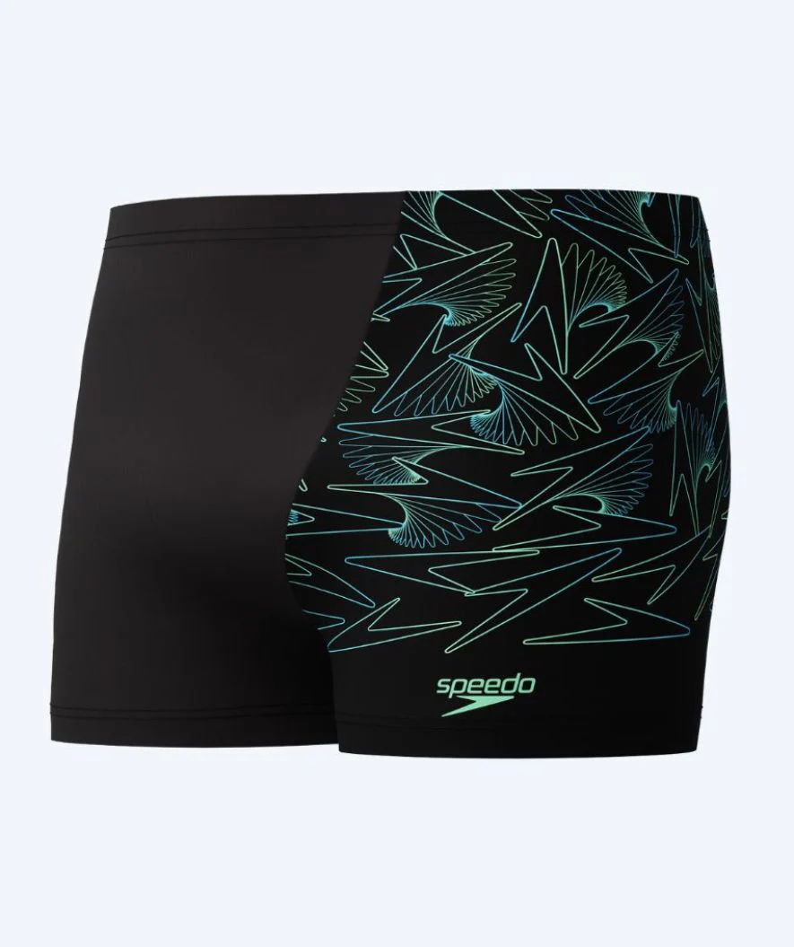 Speedo aquashorts for men - Hyperboom V-Cut - Black/green - Image 8