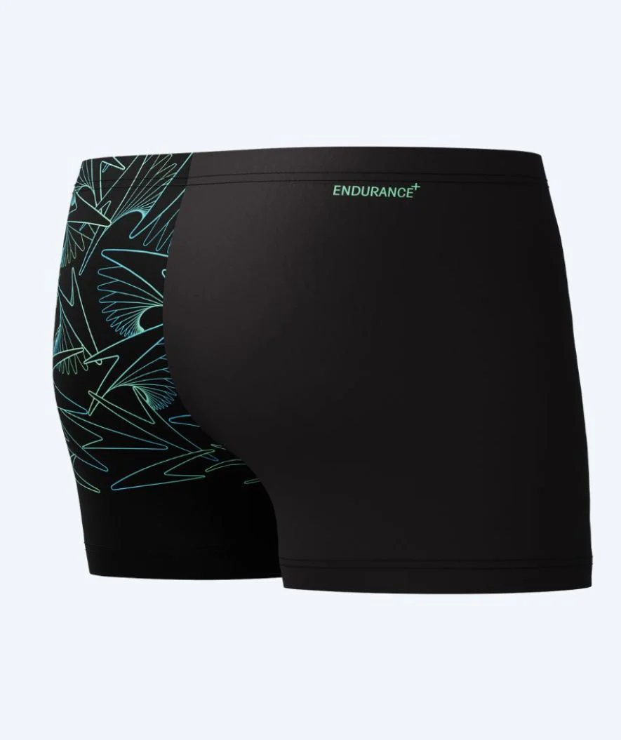 Speedo aquashorts for men - Hyperboom V-Cut - Black/green - Image 9