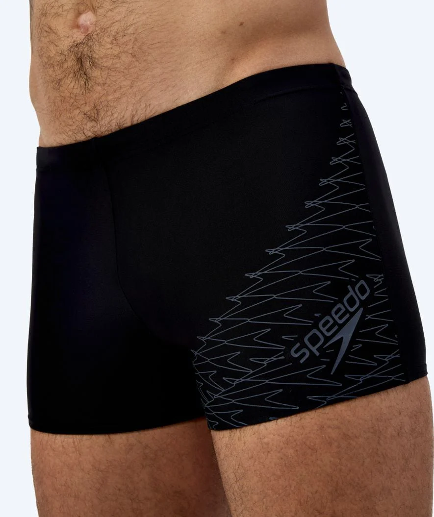 Speedo aquashorts for men - Medley Logo - Black/dark gray - Image 5
