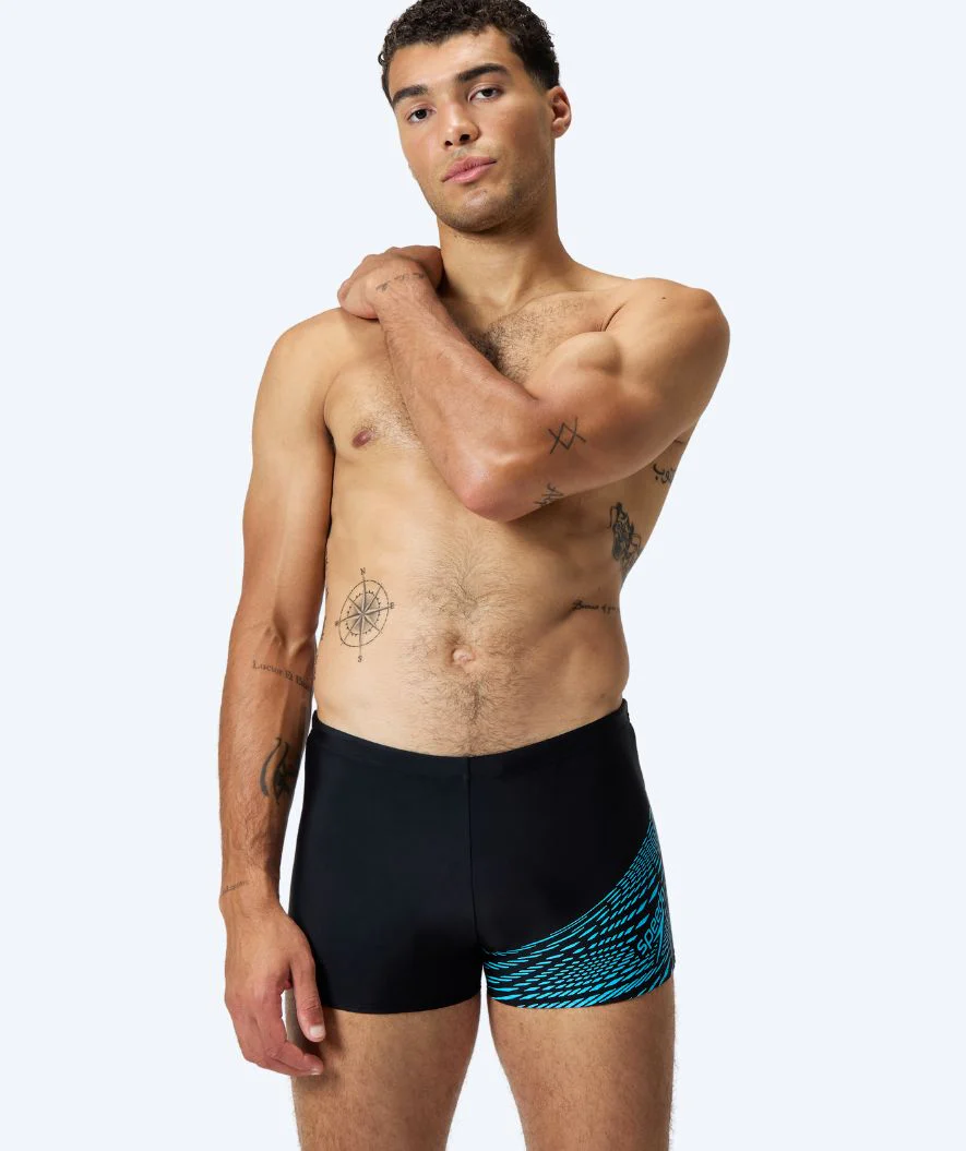 Speedo aquashorts for men - Medley Logo - Black/light blue