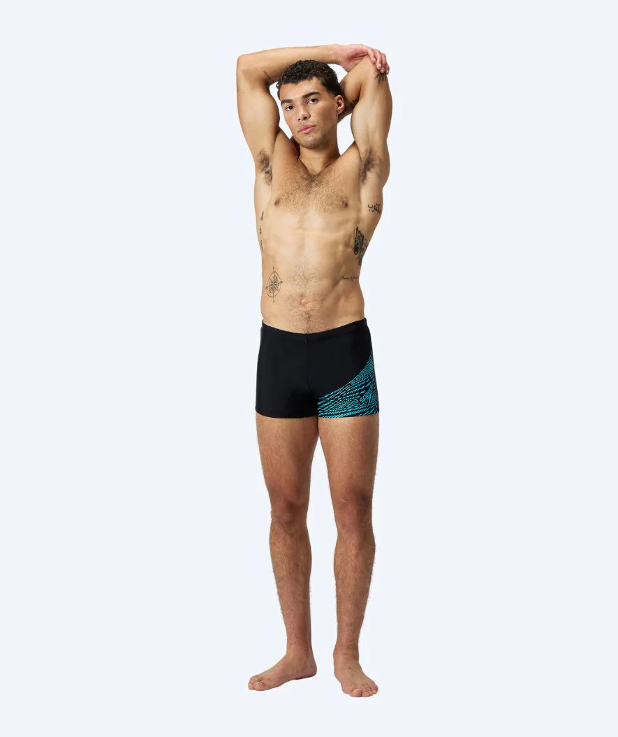 Speedo aquashorts for men - Medley Logo - Black/light blue - Image 3