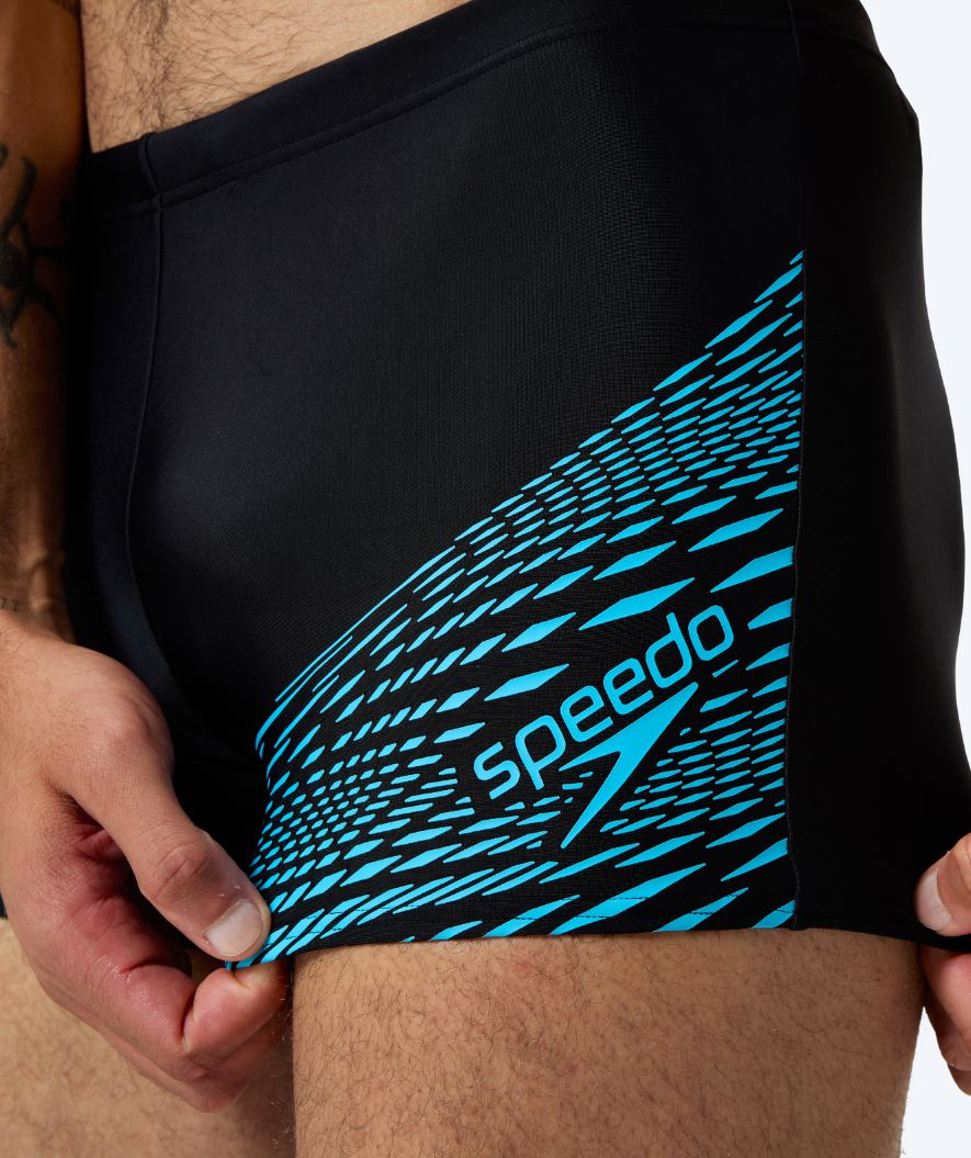 Speedo aquashorts for men - Medley Logo - Black/light blue - Image 5