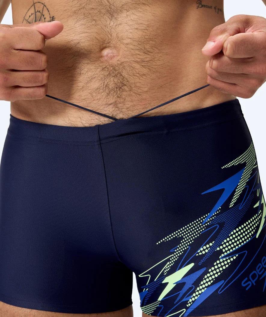 Speedo aquashorts for men - Medley Logo - Dark blue/green - Image 4