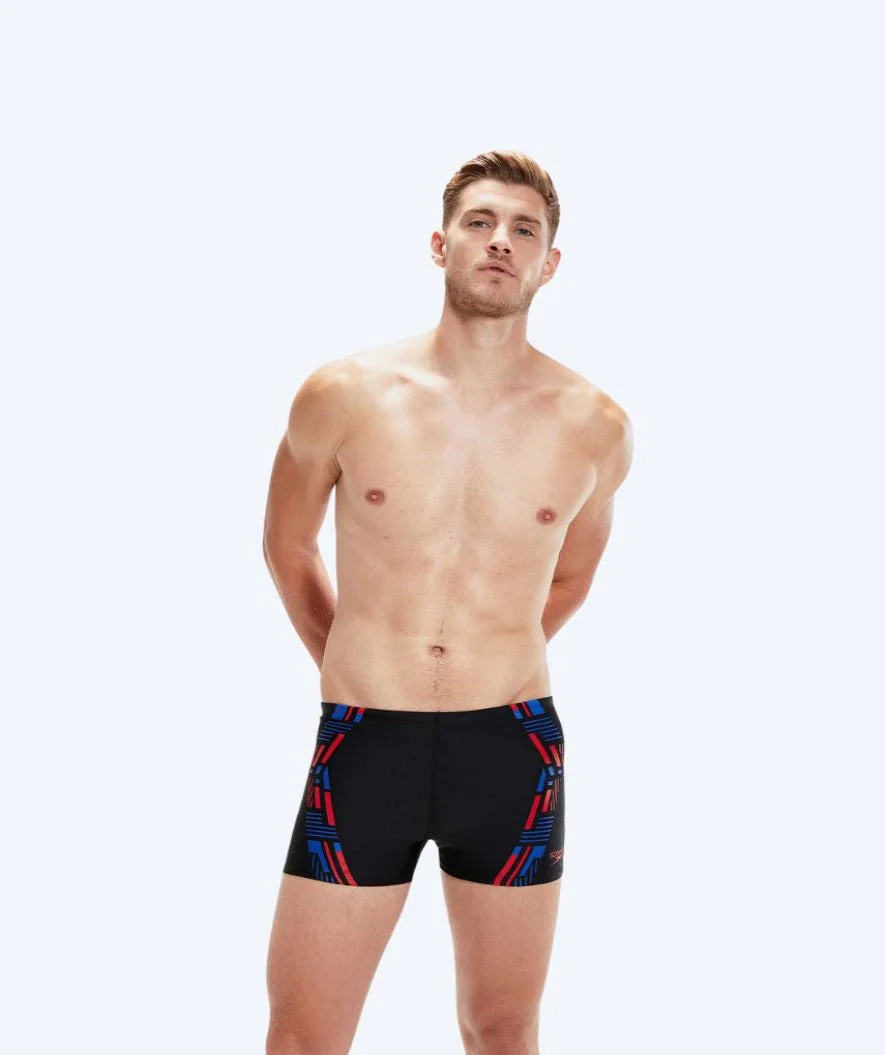 Speedo aquashorts for men - Tech Print - Black/blue - Image 3
