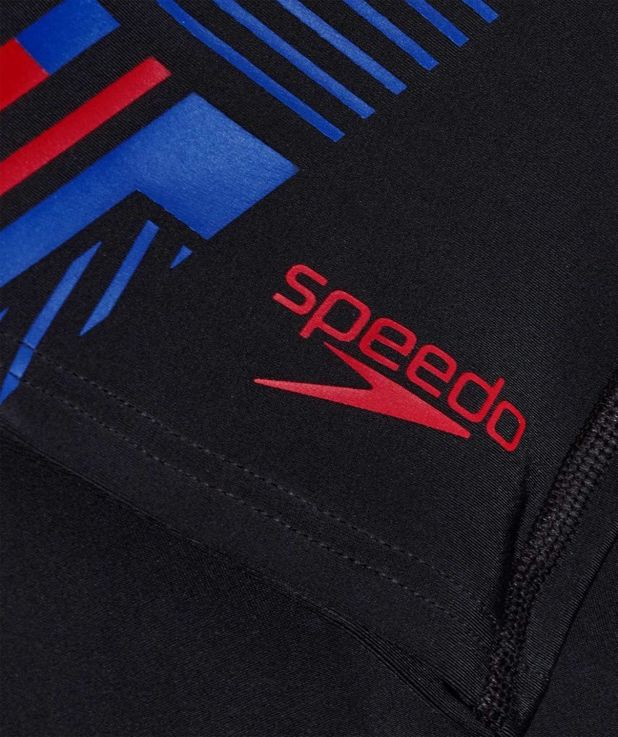 Speedo aquashorts for men - Tech Print - Black/blue - Image 5