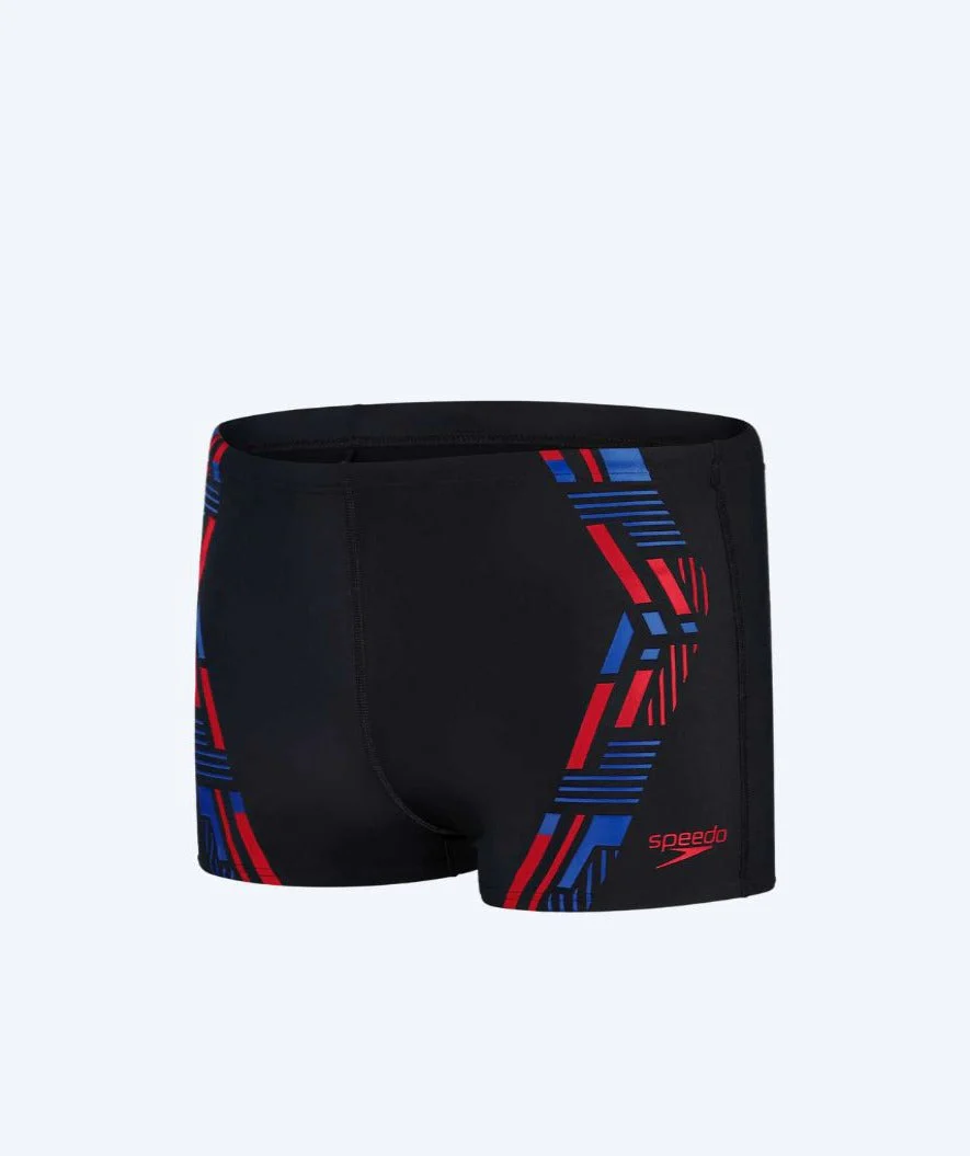 Speedo aquashorts for men - Tech Print - Black/blue - Image 6