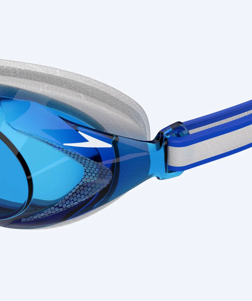 Speedo racing swimming goggles for kids (6-14) - Vanquisher 3.0 - Grey/blue - Image 3