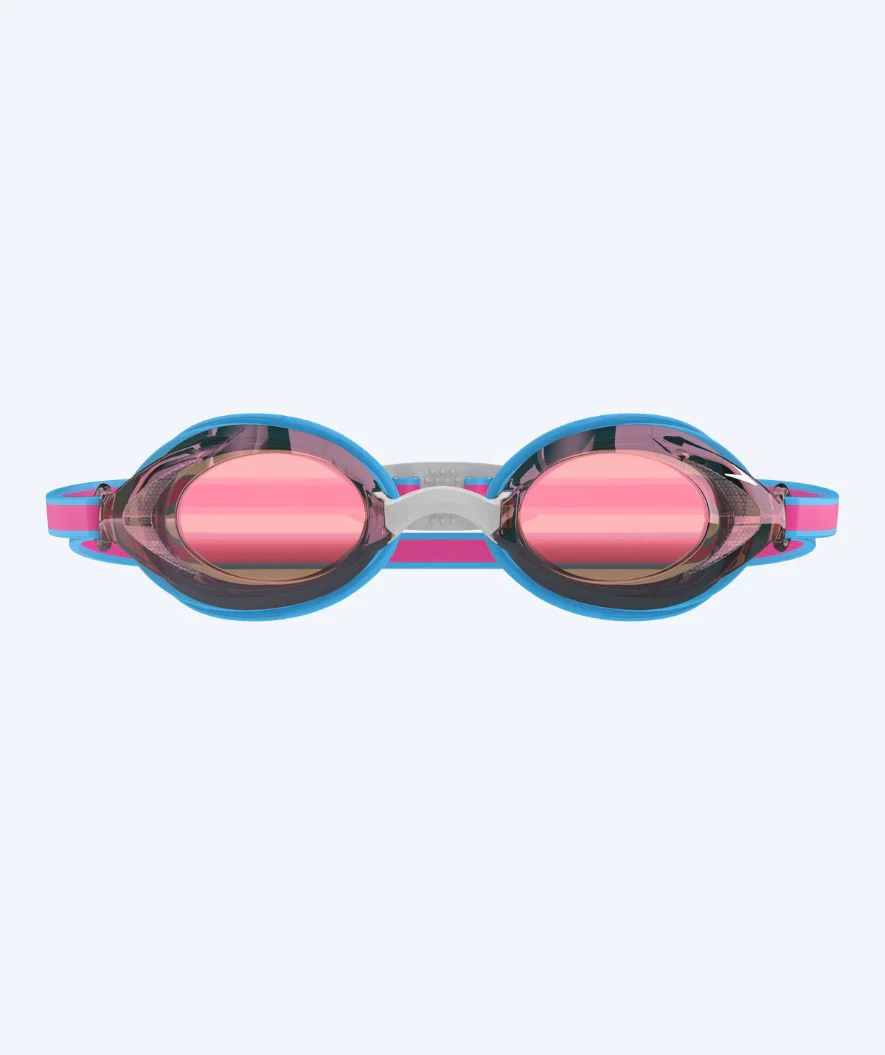Speedo racing swimming goggles for kids (6-14) - Vanquisher 3.0 Mirrored - Light pink/bronze - Image 6