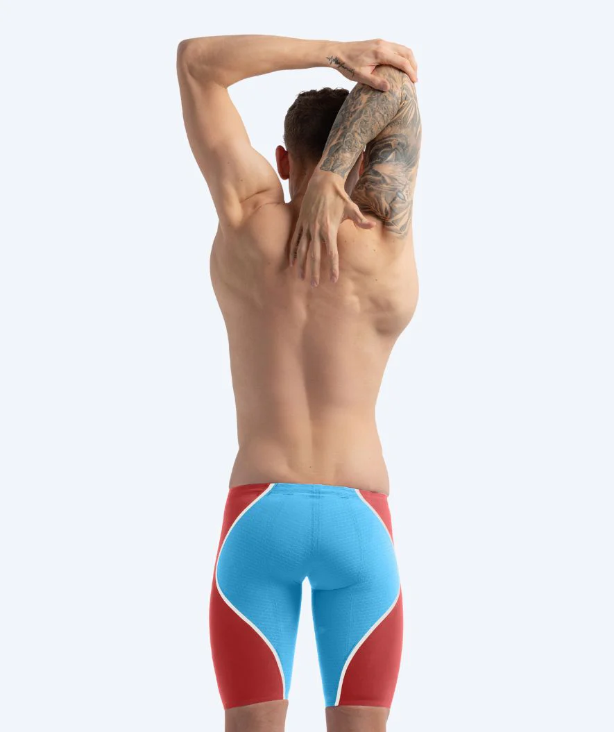 Speedo racing jammers for men - LZR Pure Intent 2.0 - Blue/red - Image 2