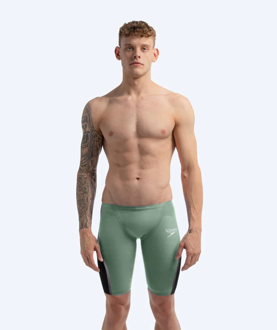 Speedo racing jammers for men - LZR Pure Intent 2.0 - Green/black