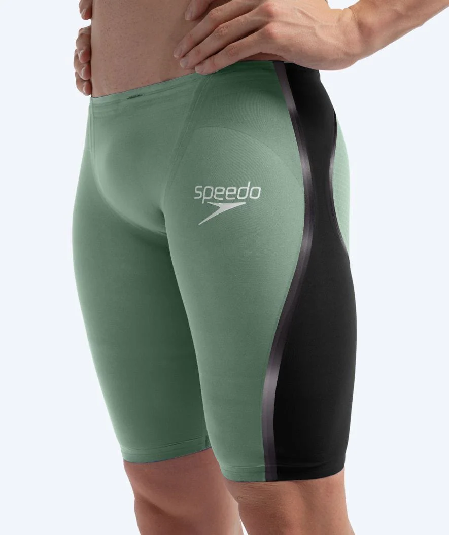 Speedo racing jammers for men - LZR Pure Intent 2.0 - Green/black - Image 3