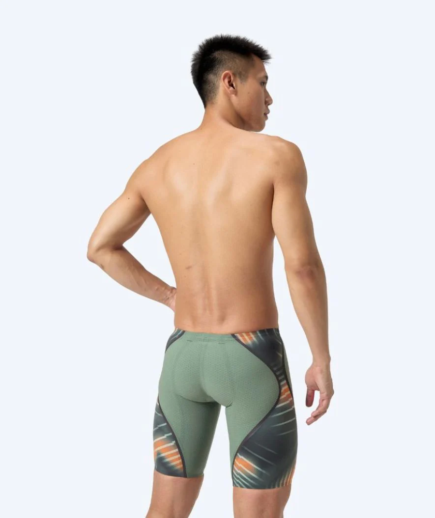 Speedo racing jammers for men - LZR Pure Intent 2.0 - Green/orange - Image 2