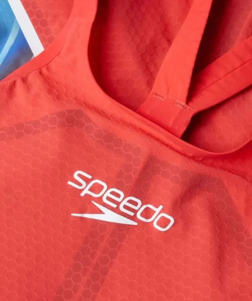 Speedo racing swimsuit for women - LZR Pure Intent 2.0 - Red/multi - Image 6