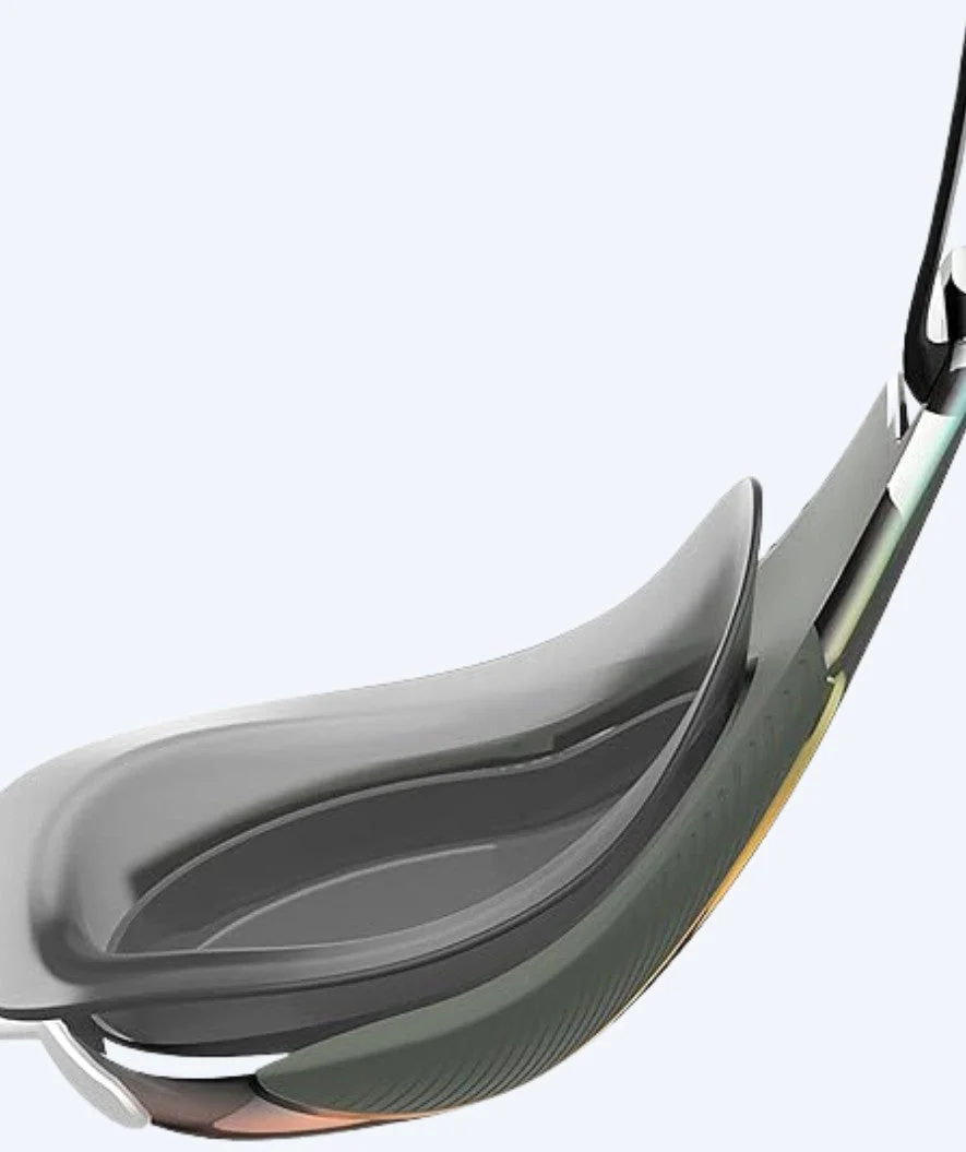 Speedo Elite swimming goggles - Fastskin Hyper Elite Mirror - Black/Green (Gold lens) - Image 4