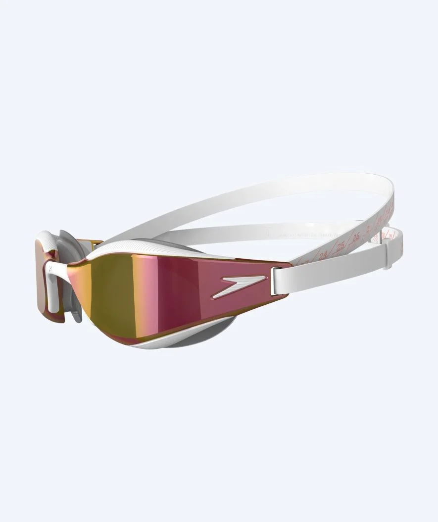 Speedo Elite swimming goggles - Fastskin Hyper Elite Mirror - Gold/white - Image 3