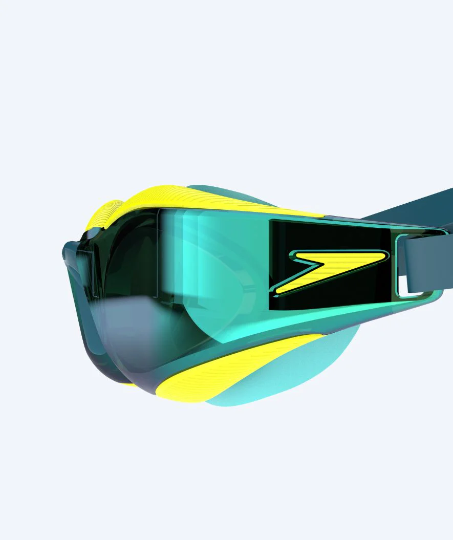 Speedo Elite swimming goggles - Fastskin Hyper Elite Mirror - Yellow/green - Image 4
