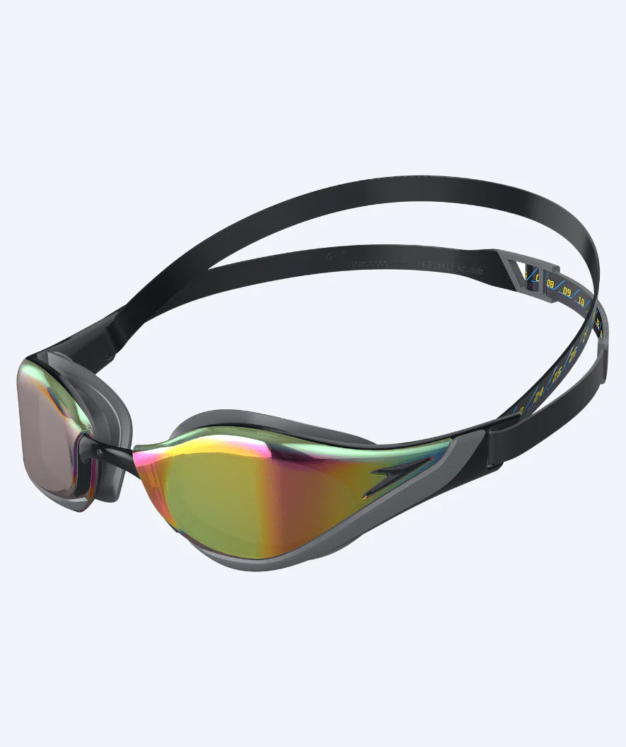 Speedo Elite swimming goggles - Fastskin Pure Focus Mirror - Grey/gold (Mirror lens) - Image 2