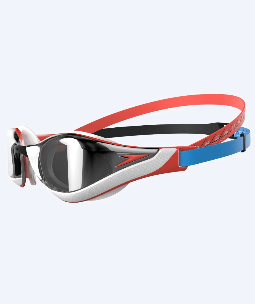 Speedo Elite swimming goggles - Fastskin Pure Focus Mirror - Red/black - Image 2