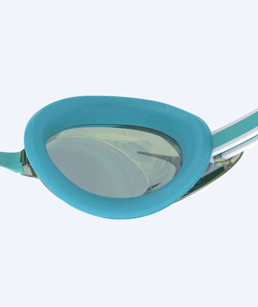 Speedo Elite swimming goggles for women - Vanquisher 3.0 Mirrored - Turquoise/gold - Image 4