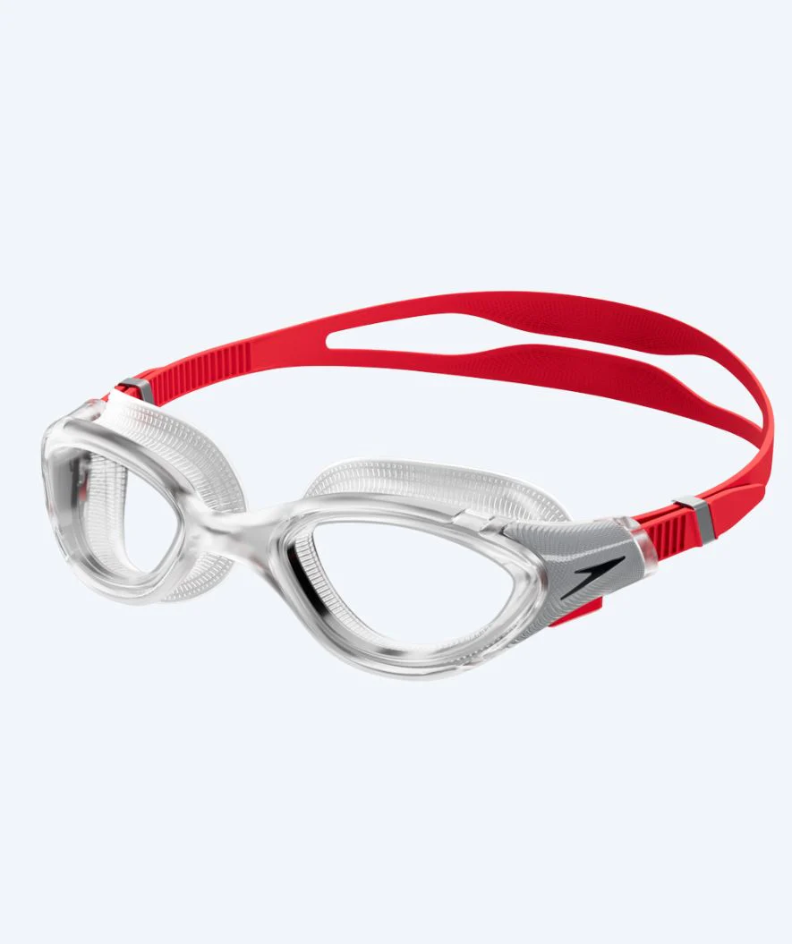 Speedo training swimming goggles - Biofuse 2.0 - Red/clear