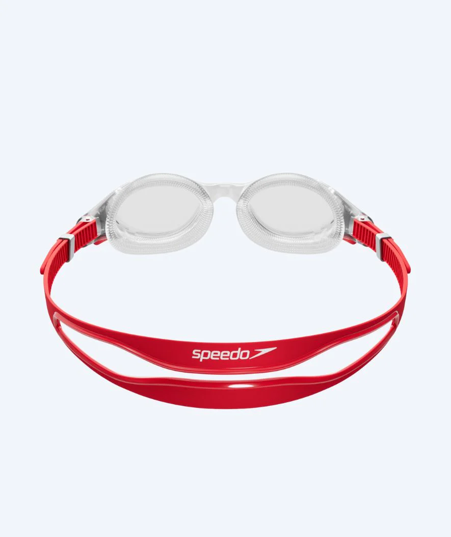 Speedo training swimming goggles - Biofuse 2.0 - Red/clear - Image 2