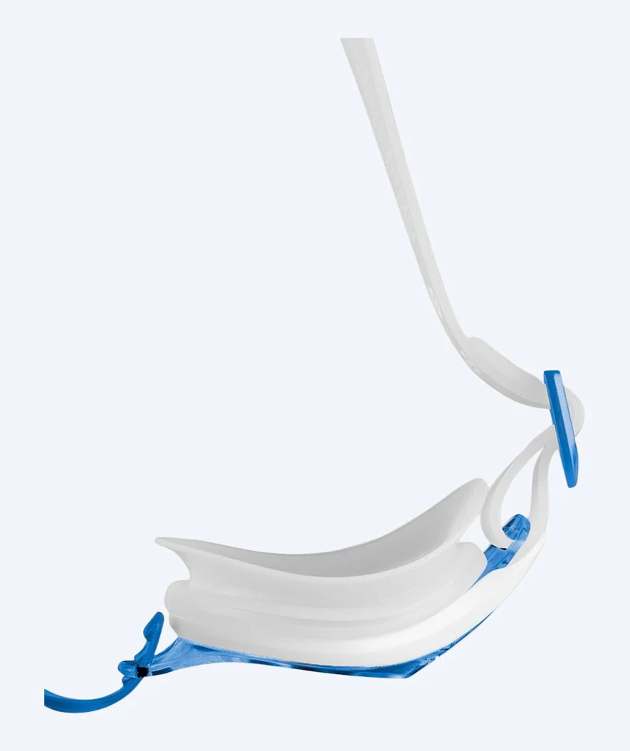 Speedo training swimming goggles - Mariner Supreme - White/blue - Image 4