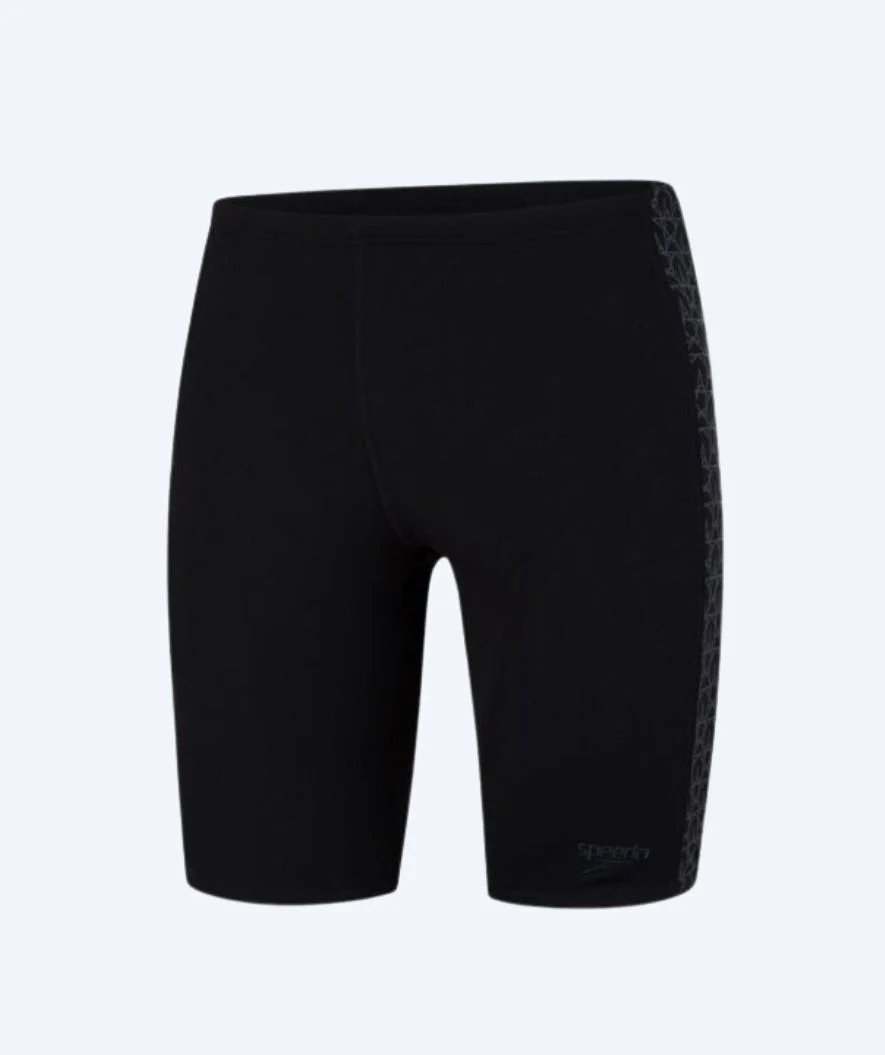 Speedo jammer for men - Boomstar Splice - Black/grey - Image 4