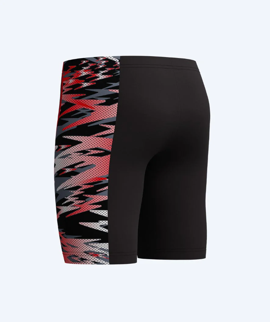 Speedo jammer for boys - Hyperboom Splice - Black/grey - Image 2
