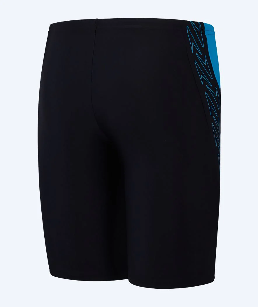 Speedo jammer for boys - Hyperboom Splice - Black/blue - Image 6