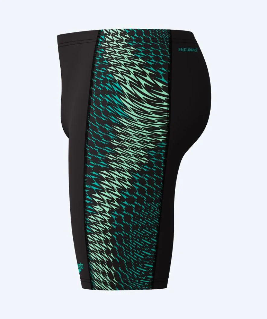 Speedo jammer for men - Endurance Max Tech Pannel - Black/green - Image 10