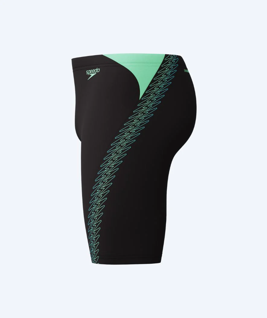 Speedo jammer for men - Hyperboom Splice - Black/green - Image 9