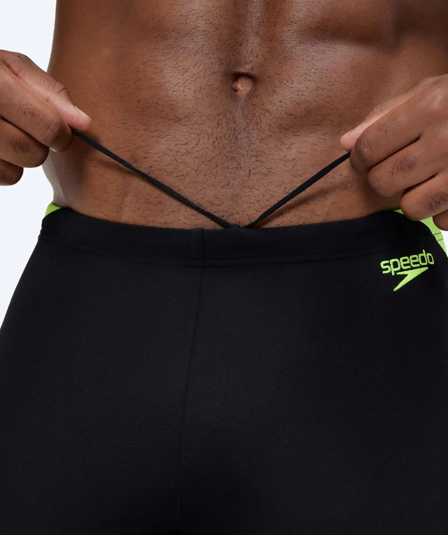 Speedo jammer for men - Hyperboom Splice - Black/yellow - Image 4