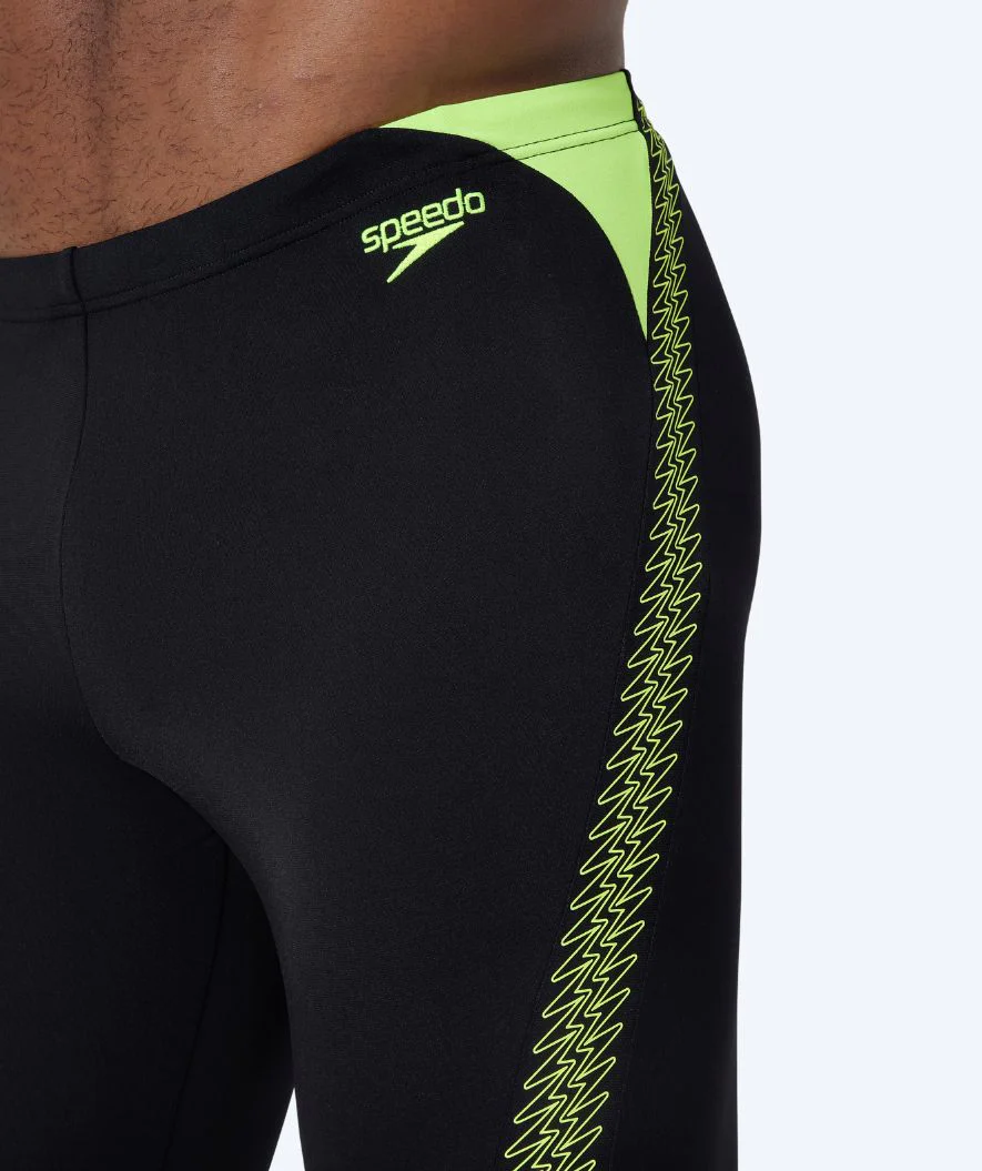 Speedo jammer for men - Hyperboom Splice - Black/yellow - Image 5