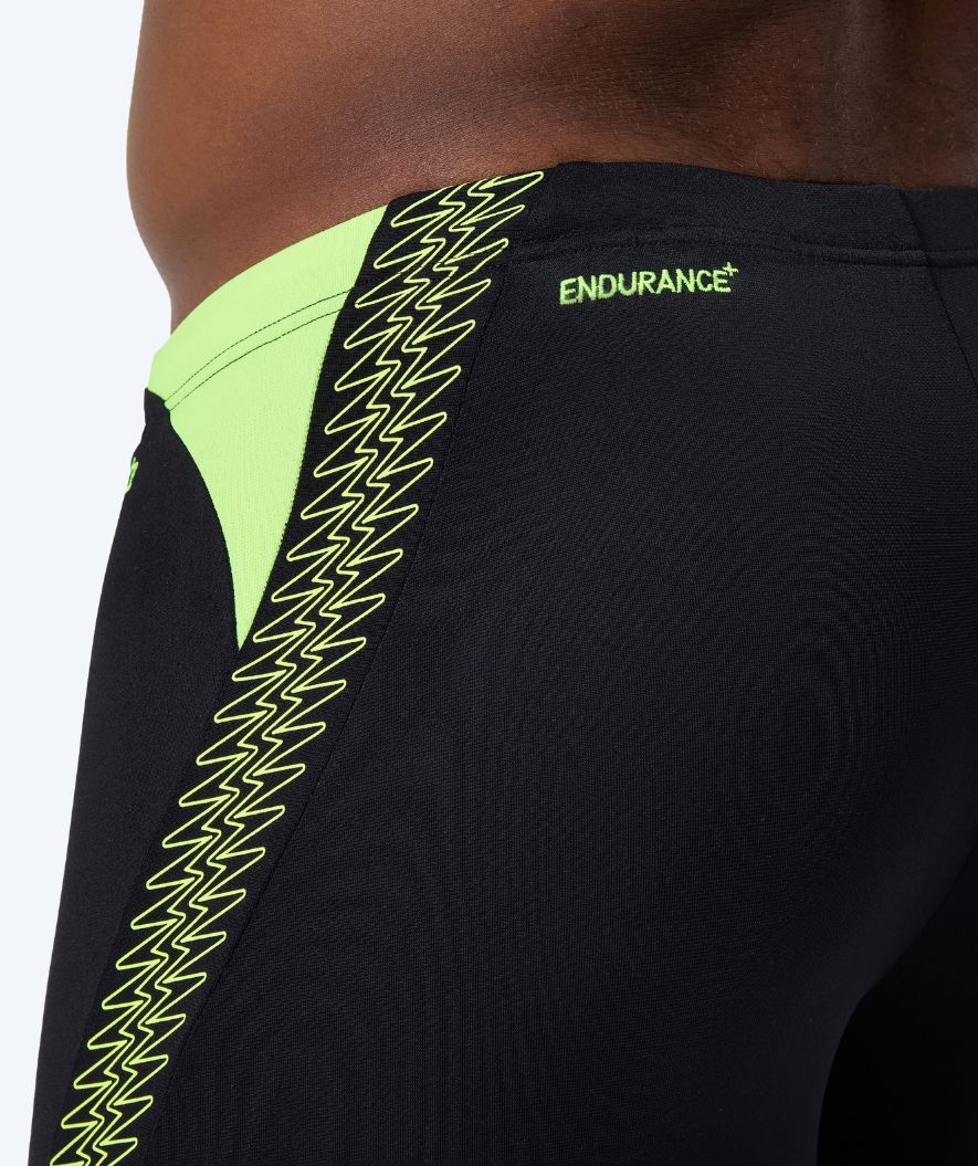 Speedo jammer for men - Hyperboom Splice - Black/yellow - Image 6