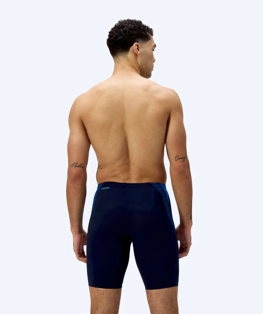 Speedo jammer for men - Hyperboom Splice - Dark blue/blue - Image 2