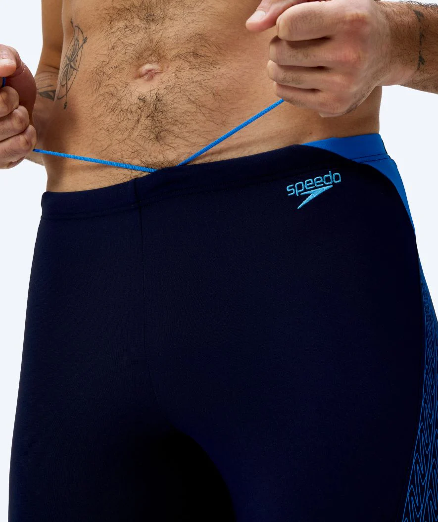 Speedo jammer for men - Hyperboom Splice - Dark blue/blue - Image 6