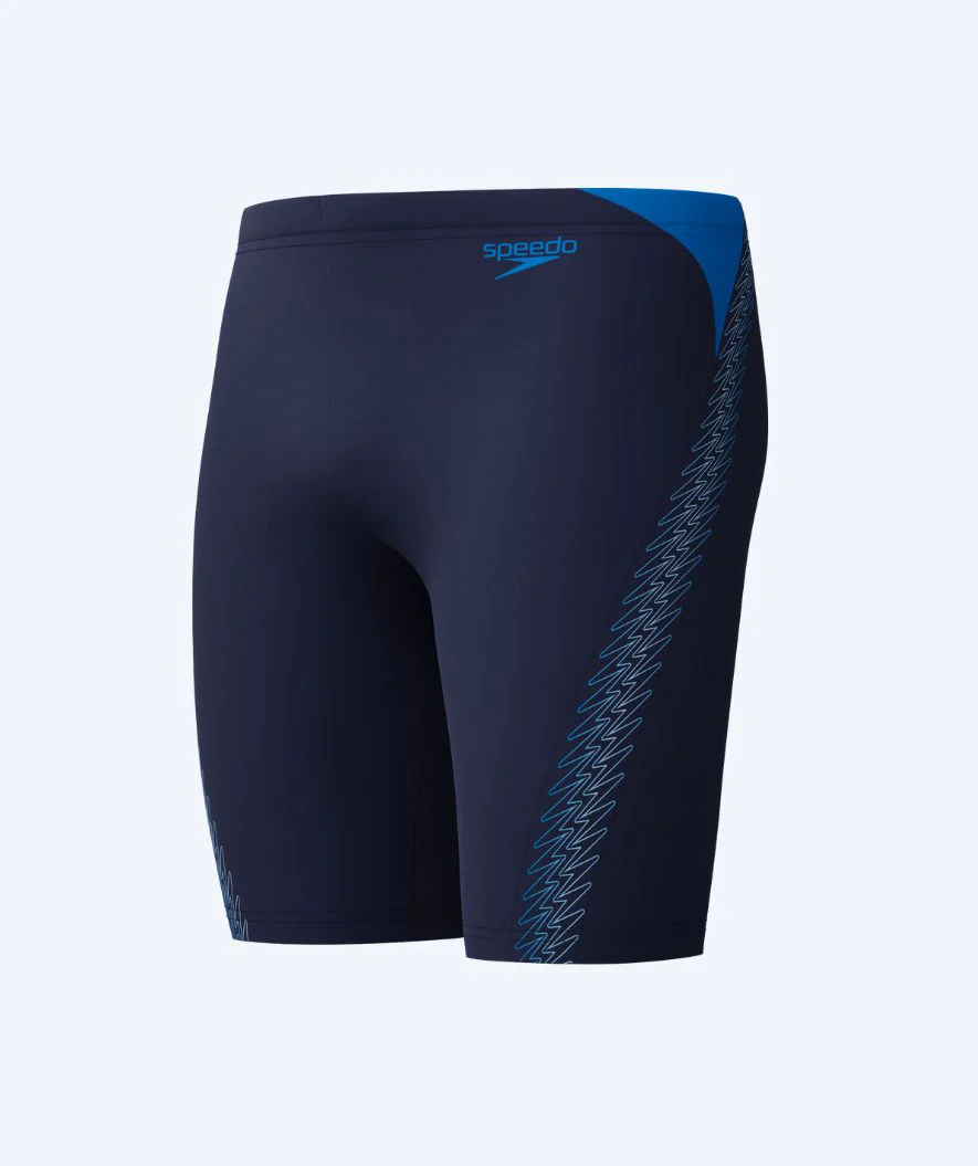 Speedo jammer for men - Hyperboom Splice - Dark blue/blue - Image 7
