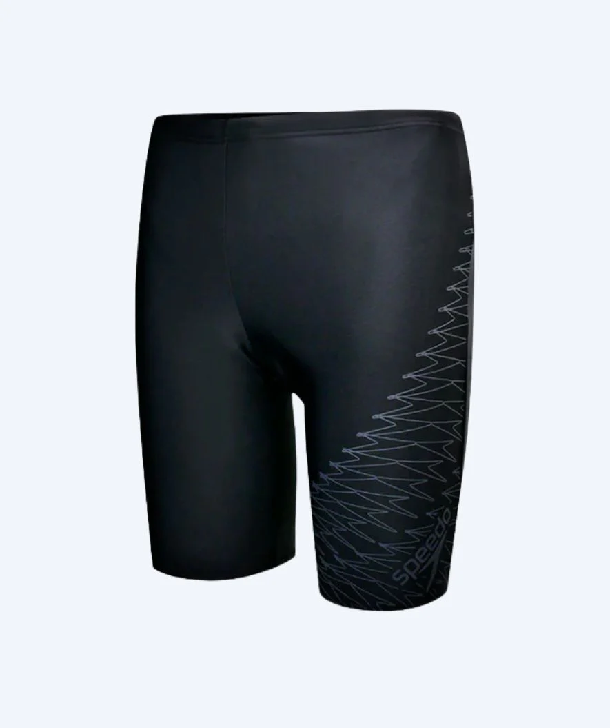 Speedo jammer for men - Medley Logo - Black/grey