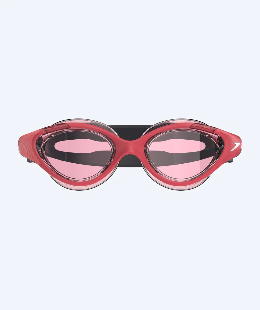 Speedo training swimming goggles for women - Biofuse 2.0 - Red/pink - Image 2
