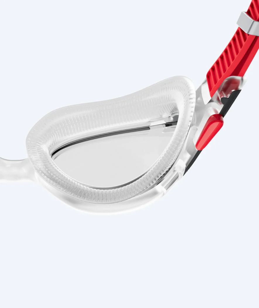 Speedo training swimming goggles - Biofuse 2.0 - White/red - Image 4