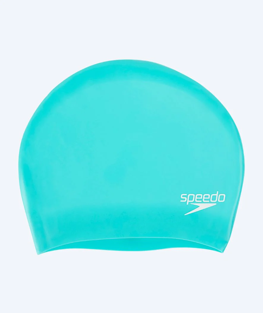 Speedo swimming cap for long hair - Turquoise