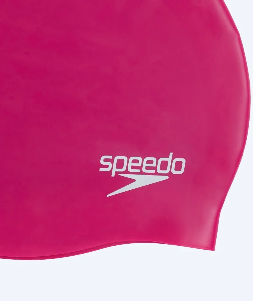 Speedo swimming cap - Plain Moulded - Pink - Image 3
