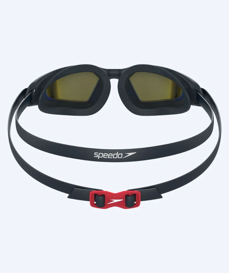 Speedo training swimming goggles - Hydropulse - Navy/gold (Mirror lens) - Image 3