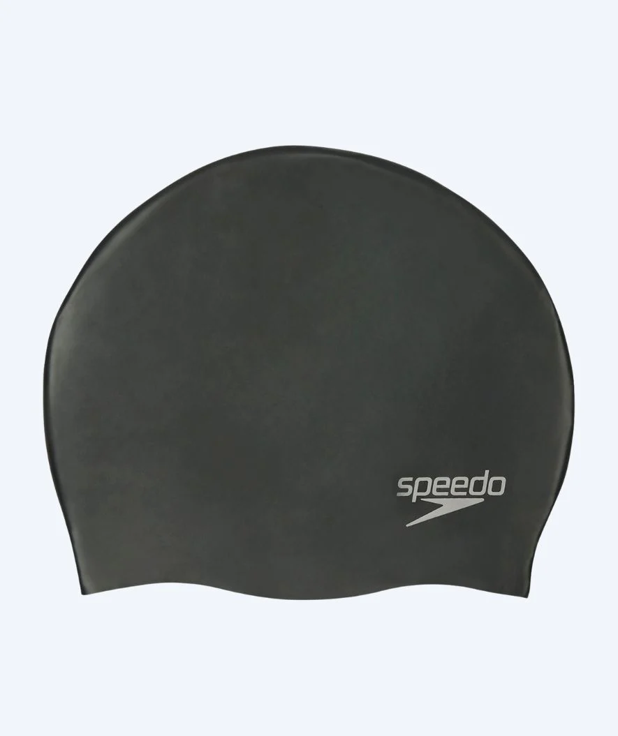 Speedo swimming cap - Plain Moulded - Black
