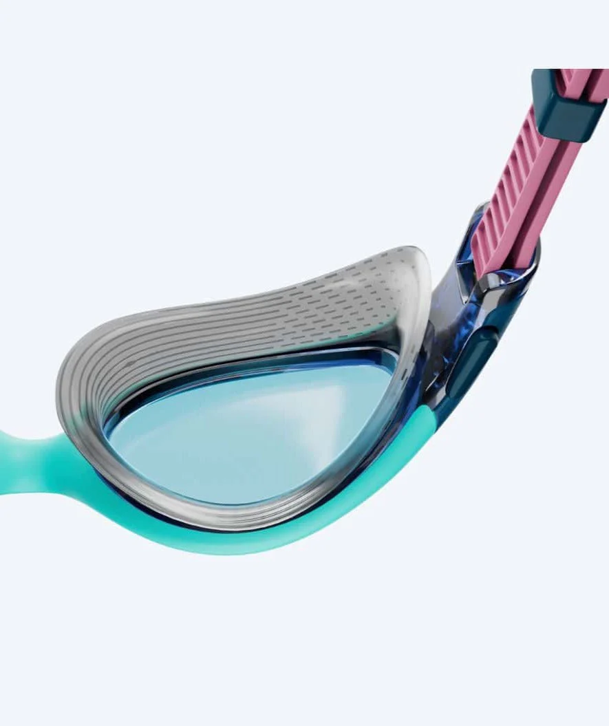 Speedo training swimming goggles for women - Biofuse 2.0 - Blue/pink - Image 4