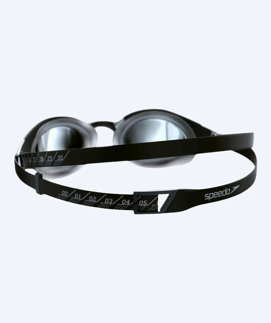 Speedo Elite swimming goggles - Fastskin Hyper Elite Mirror - Black/grey - Image 3